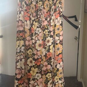 Floral Women's jumpsuit NWT wide leg